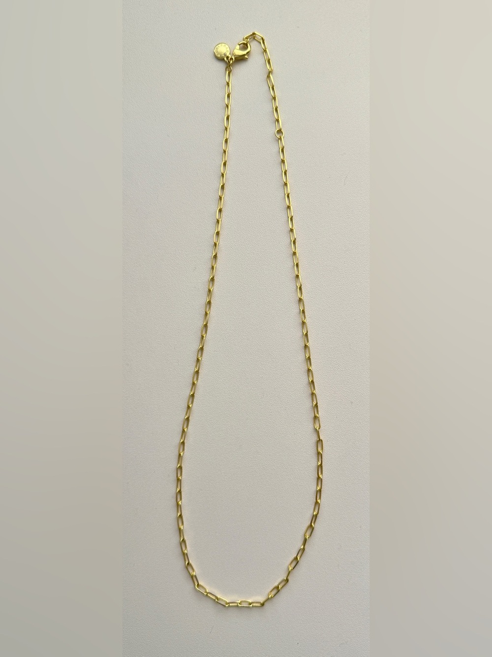 Bauble Bar Paperclip Gold Necklace - Women's Jewelry